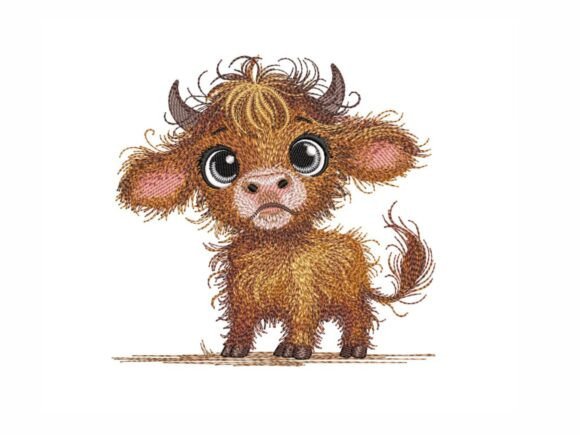 Baby Highland Cow
