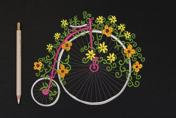 Bicycle Floral