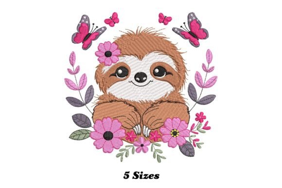 Floral Sloth